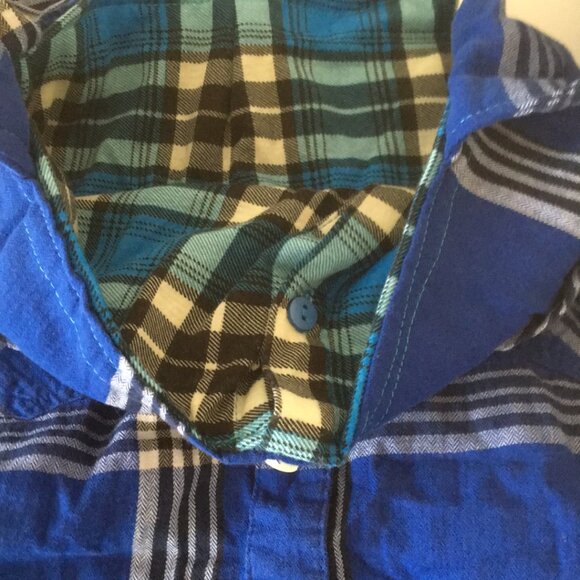 Y2K BOHO Bag Reversable Buttondown Shoulder Hobo - Picture 7 of 10